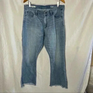 Gap original summer flare light wash denim jeans 32R